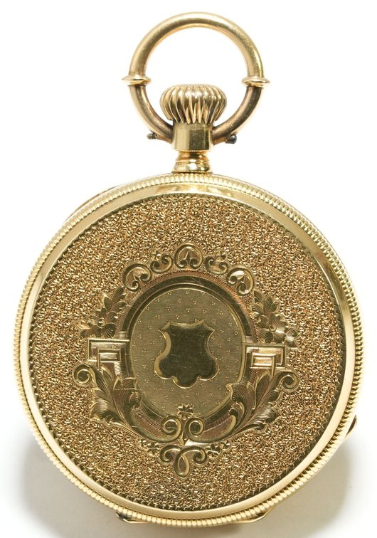 Breting Brothers, pendant watch, 40mm, 18K drum style HC