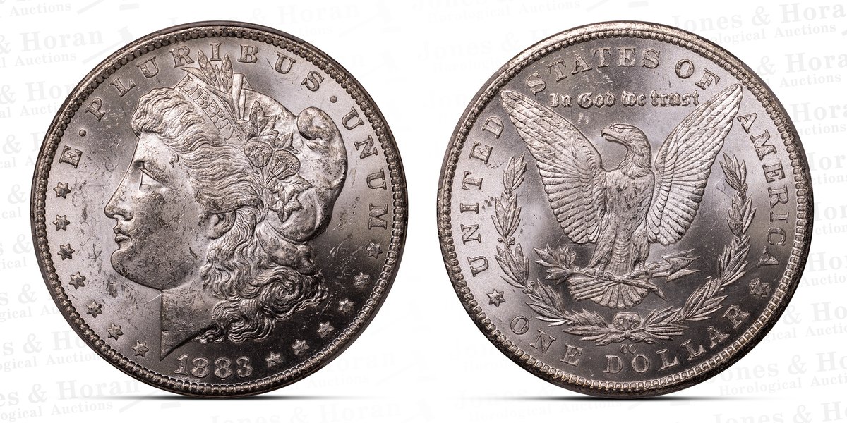 US Morgan Dollar, 1883-CC, PCGS MS62