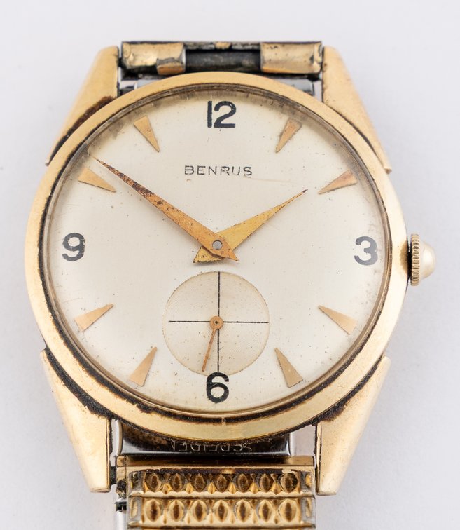 Benrus, manual wind in 14K