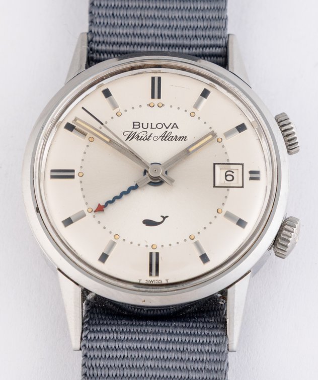 Bulova Sea King Wrist Alarm, manual wind