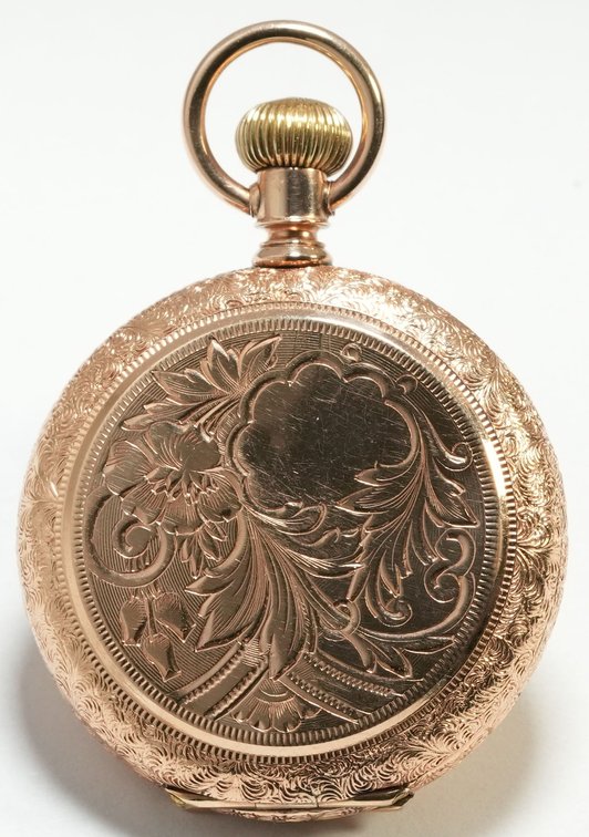 Waltham, pendant watch, 10K drum style HC
