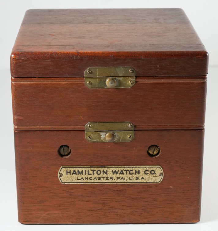 Hamilton, Model 22, WWII era lever marine chronometer