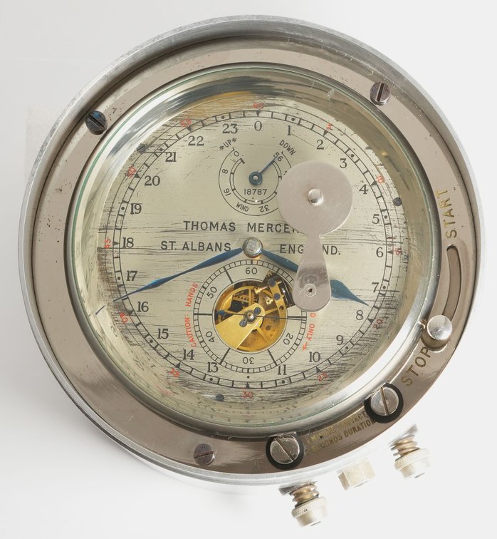 Thomas Mercer, two-day survey chronometer w/break circuit attachment