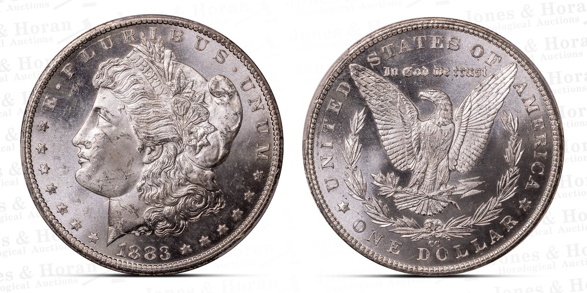 US Morgan Dollar, 1883-CC, PCGS MS63