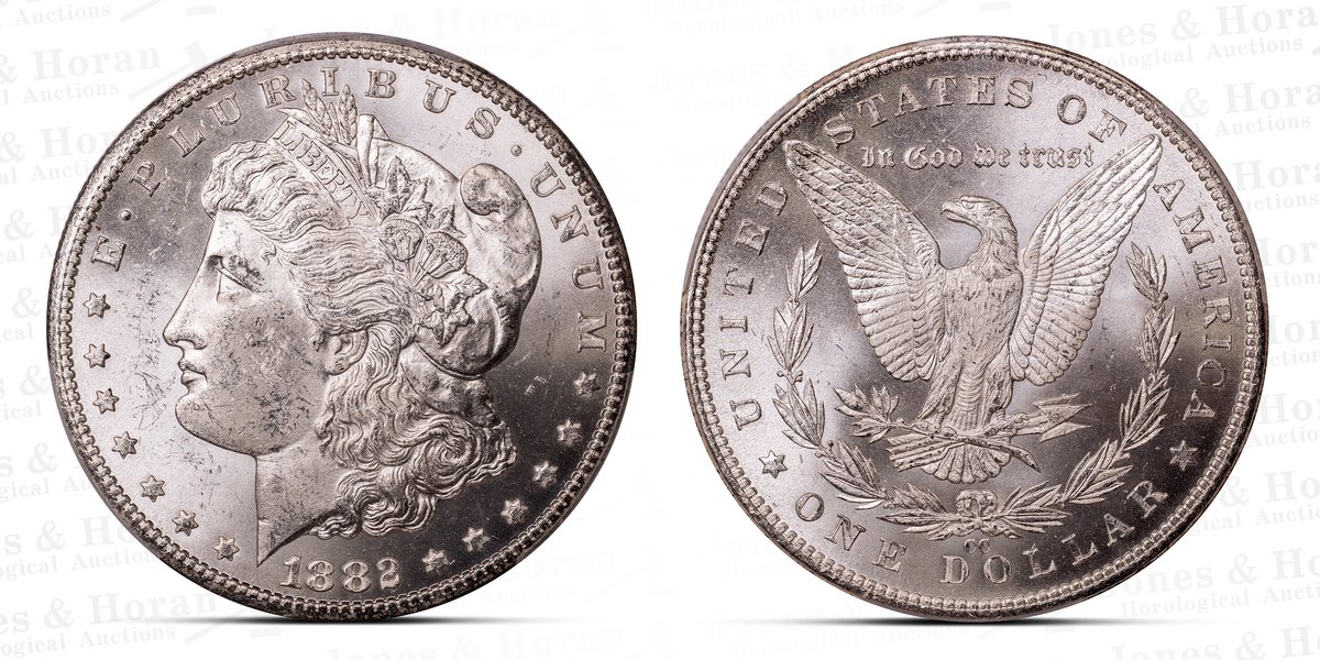 US Morgan Dollar, 1882-CC, PCGS MS63
