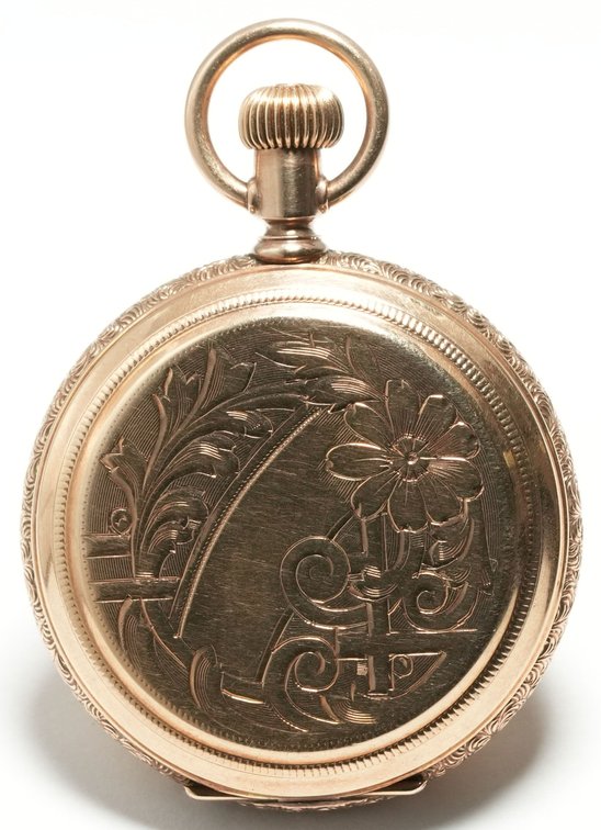 Waltham, pendant watch, 10K drum style HC