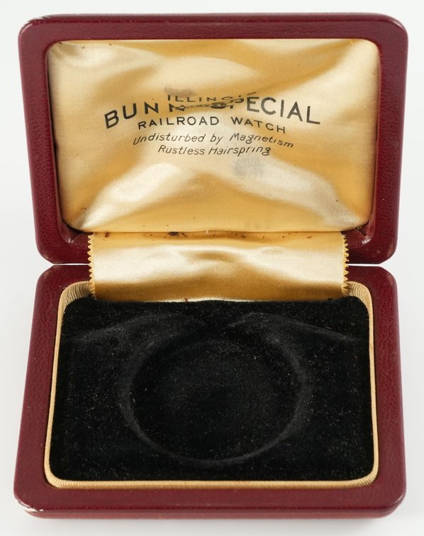 Illinois Watch Co Bunn Special Elinvar PW box