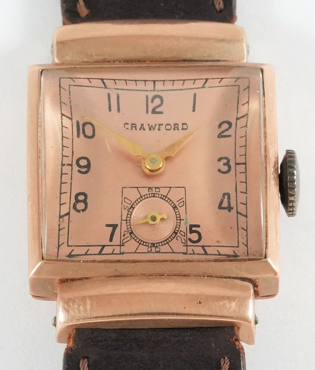 Crawford manual wind in 14K