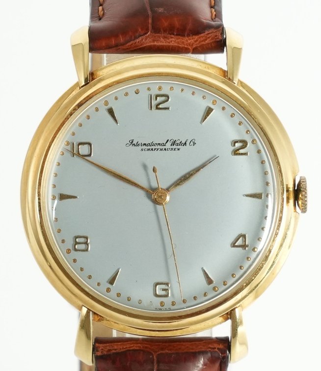 International Watch Co, manual wind in 18K