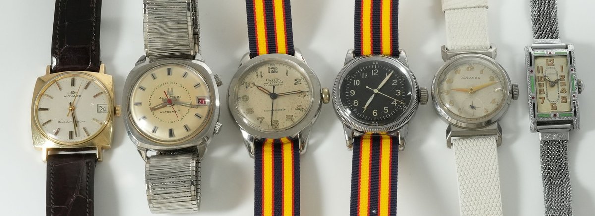 WW lot (6) Assorted Swiss & American mechanical and electric models, NR