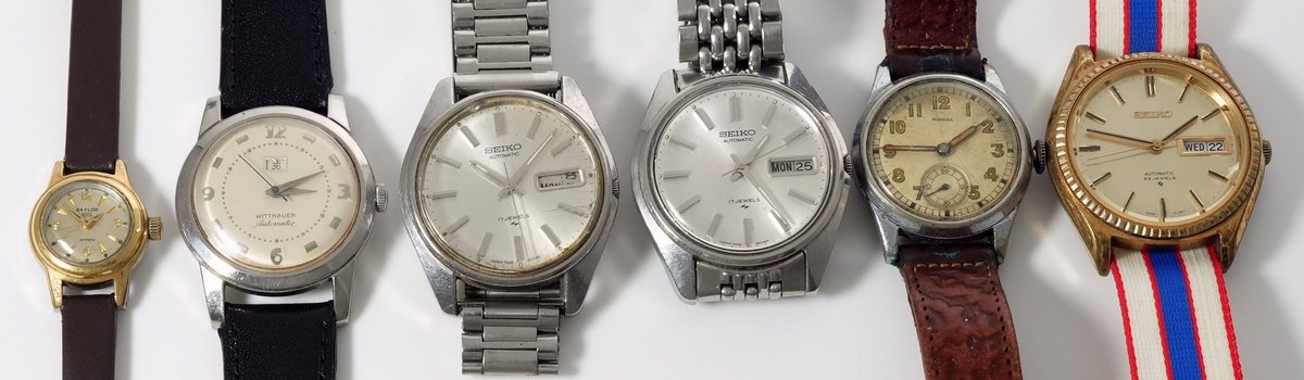 WW & LWW lot (6) Assorted Swiss & Japanese mechanical models, 4 run