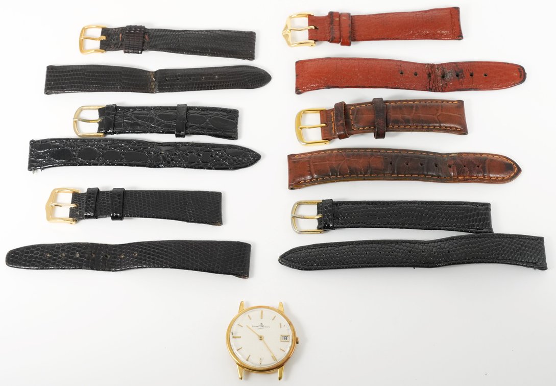 Baume & Mercier, automatic in 18K w/Extra straps