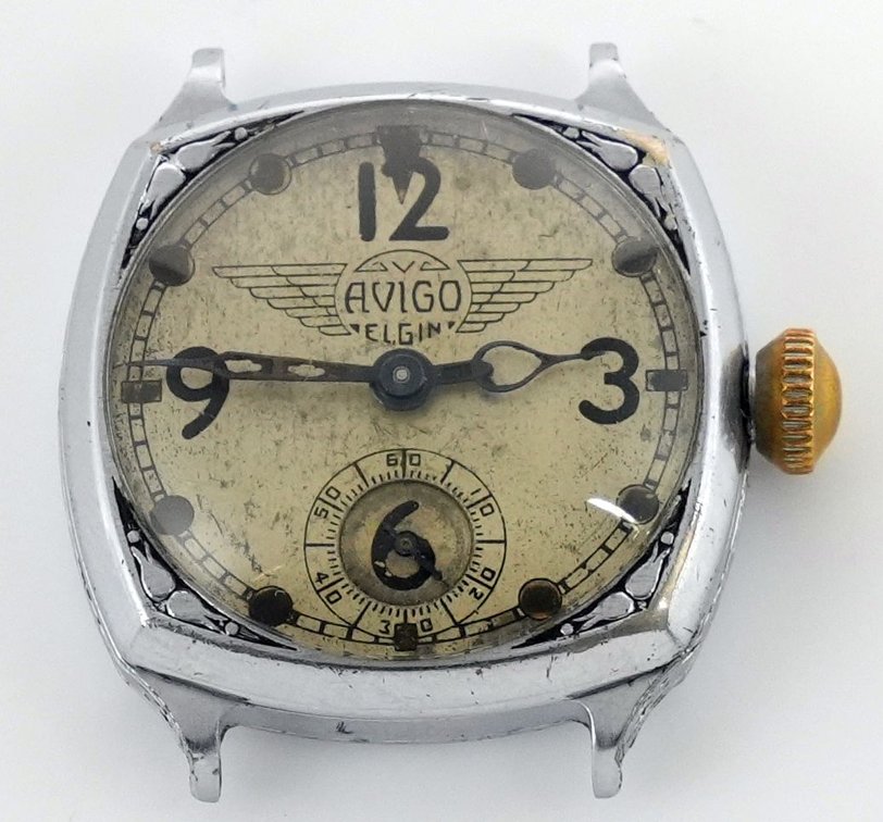 Elgin Avigo pilot's watch, manual wind
