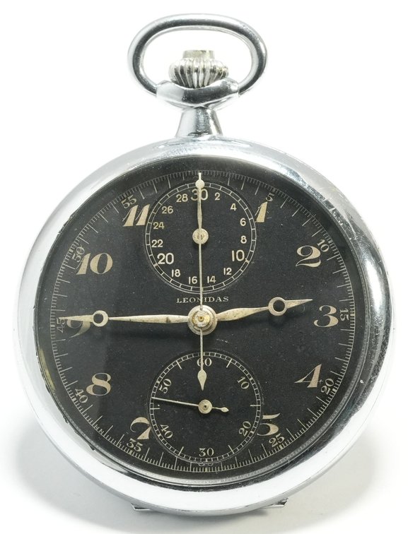 Leonidas, Japanese military chronograph, rare Type 89 gun camera watch