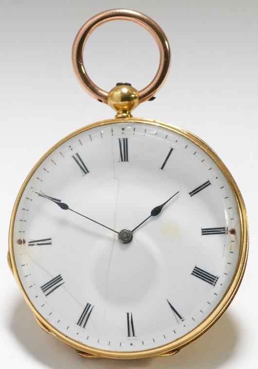 Patek & Co, pendant watch, 30mm, 18K, circa 1850