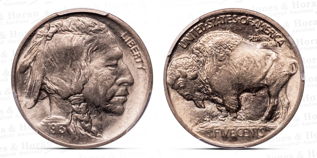 Buffalo Nickel, 1913 - type 1, PCGS MS66