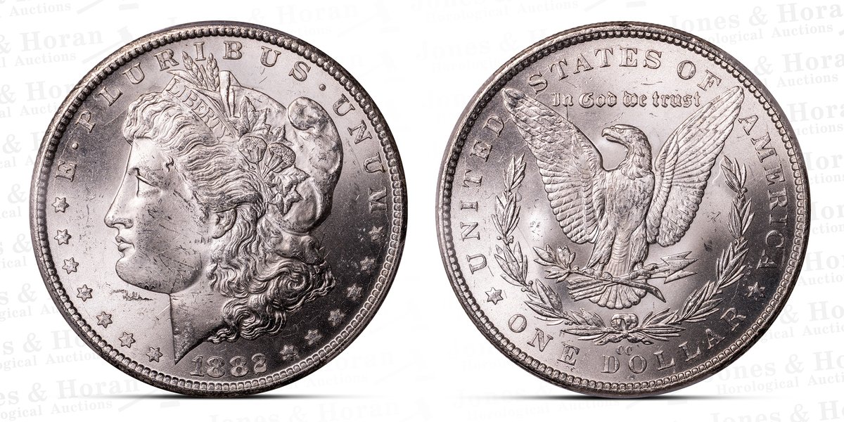 US Morgan Dollar, 1882-CC, PCGS MS63