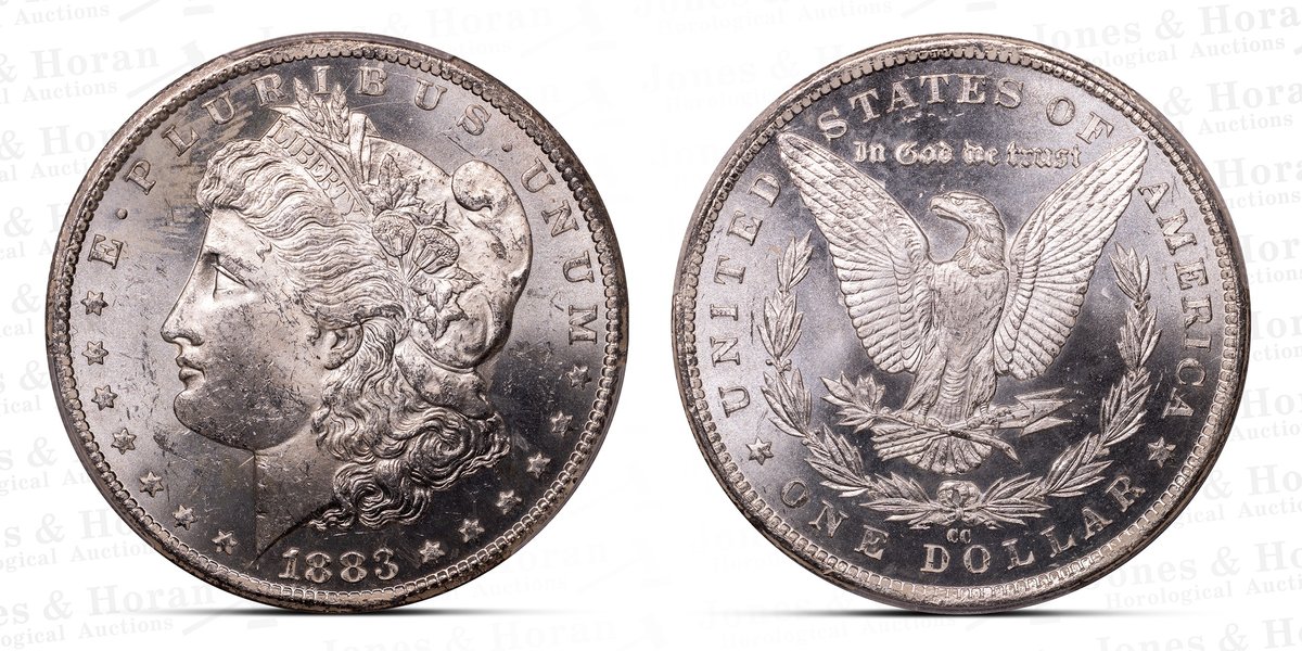 US Morgan Dollar, 1883-CC, PCGS MS63