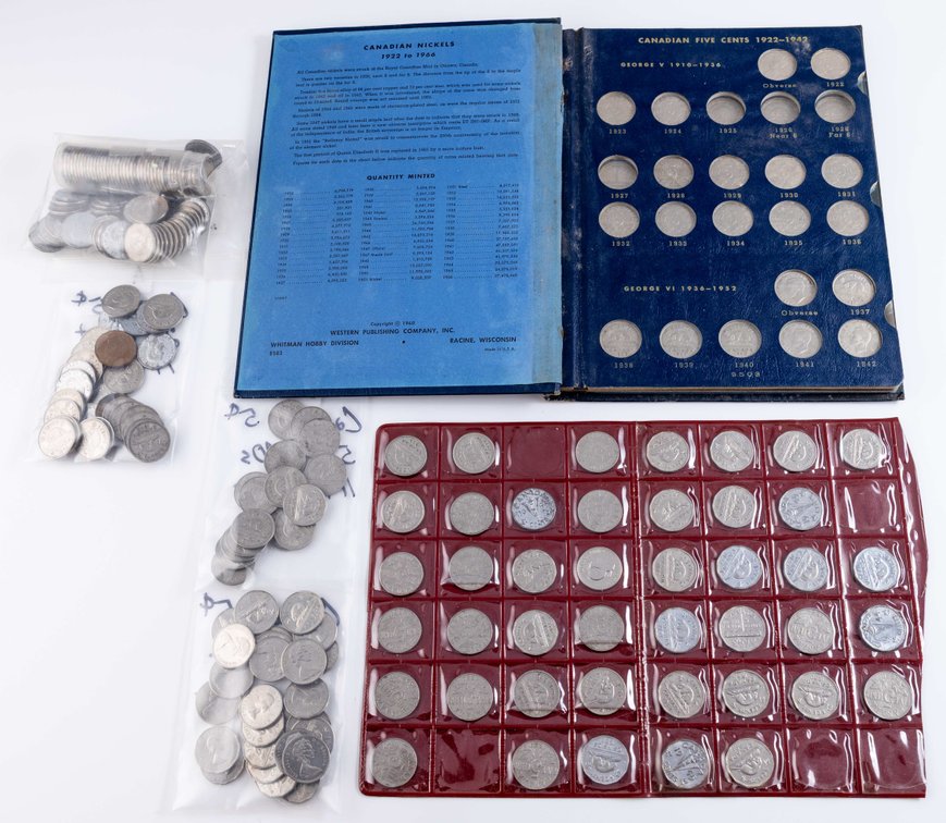 Canada Coin lot (240) Assorted dates, 1920s thru 1960s