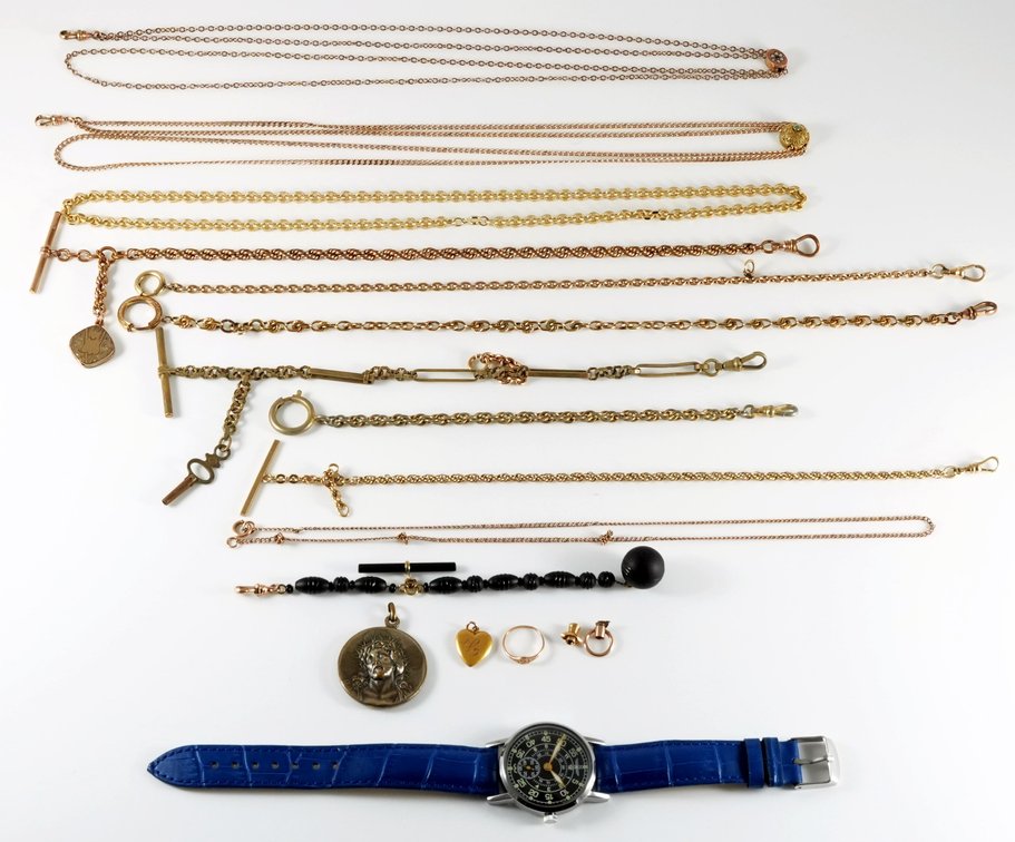 Large lot of assorted items as pictured including chains, pendants, jewelry and more