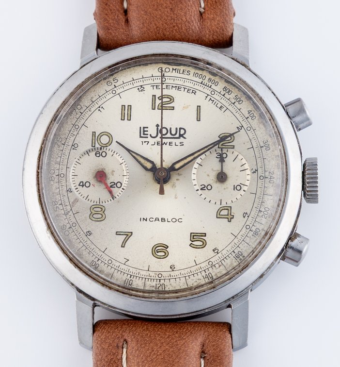 LeJour chronograph, manual wind