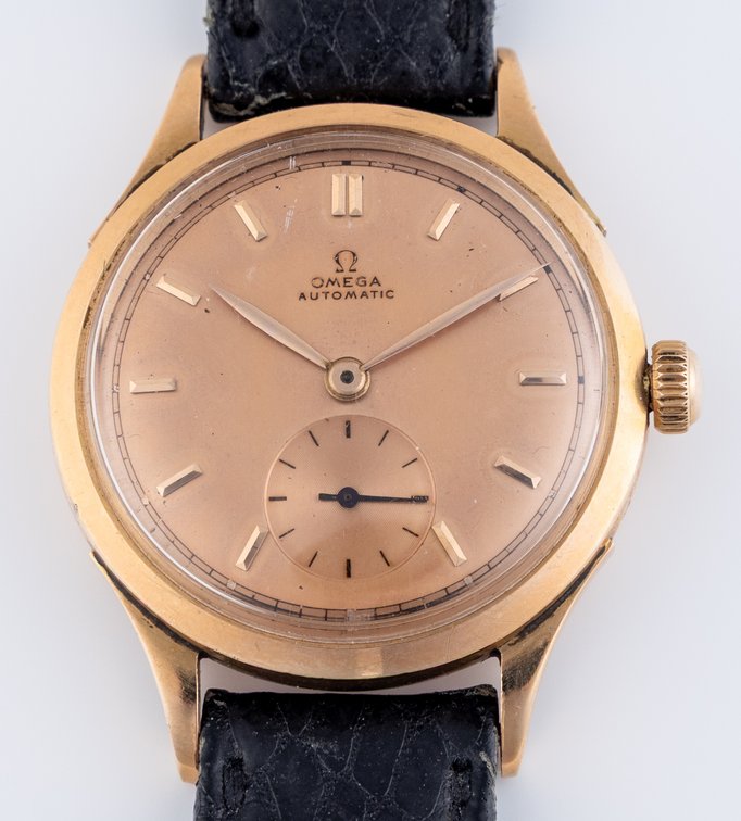 Omega bumper automatic in 18K