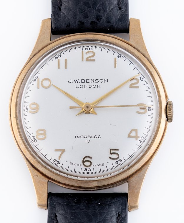 JW Benson manual wind in 9K