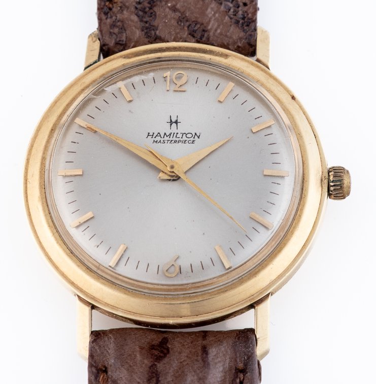 Hamilton Masterpiece manual wind in 14K
