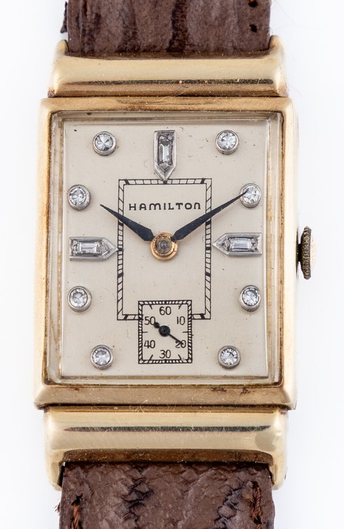 Hamilton manual wind in 14K