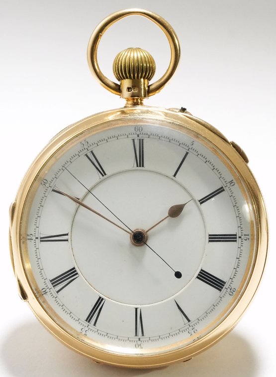 Charles Horner, keyless lever w/Kew rating, 18K, 52mm