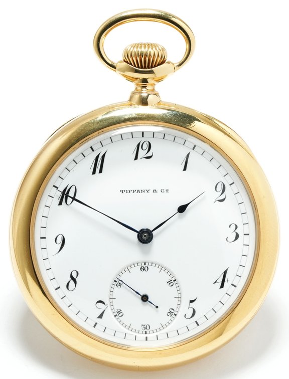 Patek Philippe, for Tiffany & Co, heavy 18K, 49mm