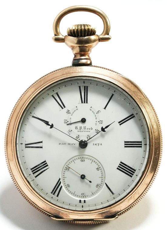 GP Reed, Boston, w/winding indicator, serial #206, rare maker