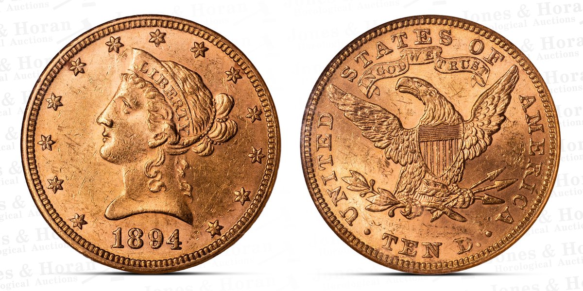 Liberty Head $10 Gold, 1894, NGC MS61 w/CAC