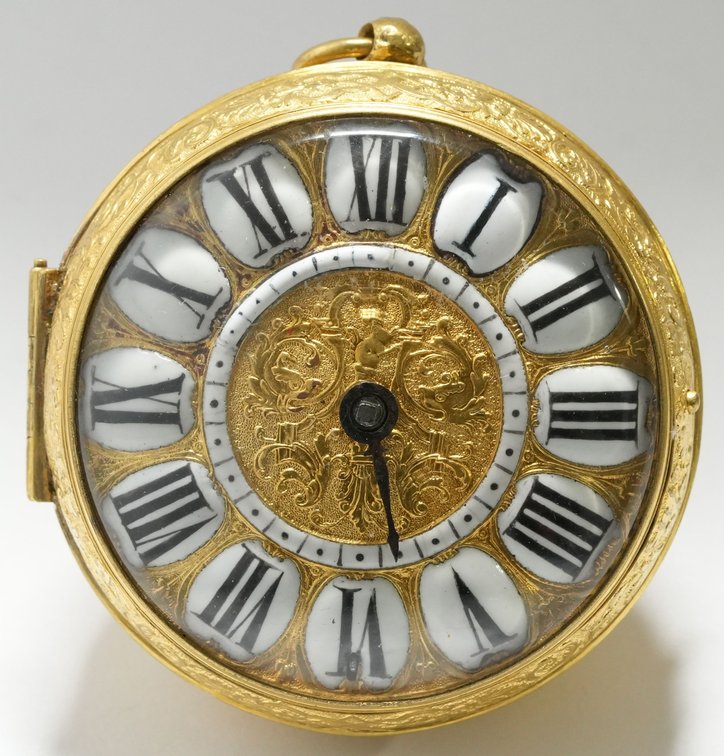 Paul Hubert, single hand oignon style verge fusee, 60mm