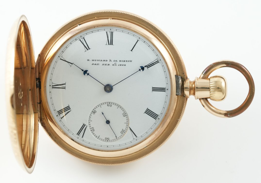 E Howard & Co, very heavy 18K HC w/RR presentation, Series IV