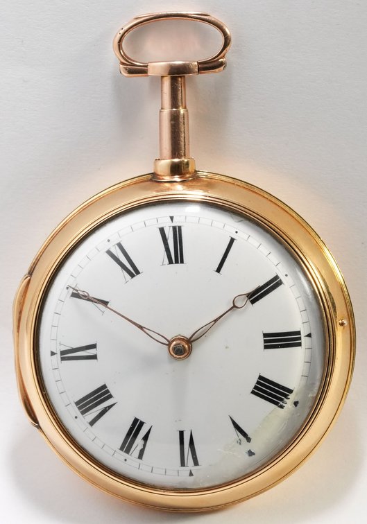 Stephen Reed, New York, heavy 18K verge fusee, 57mm