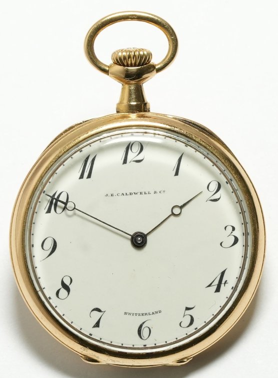Ed Koehn, 18K pendant watch, retailed by JE Caldwell & Co