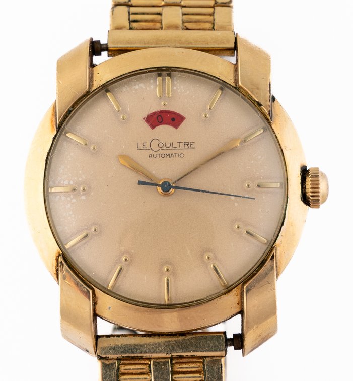 LeCoultre Powermatic, bumper automatic, w/B&P plus original strap