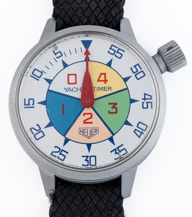 Heuer Yacht Timer, ref 503.512, manual wind w/B&P