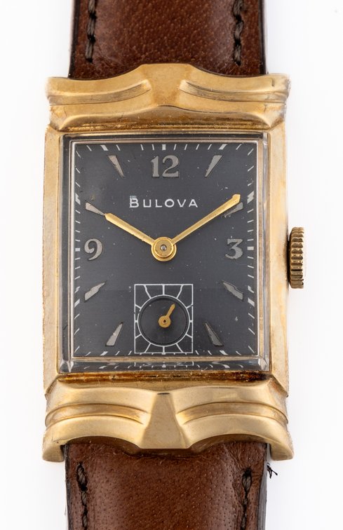 Bulova Tank, manual wind in 14K