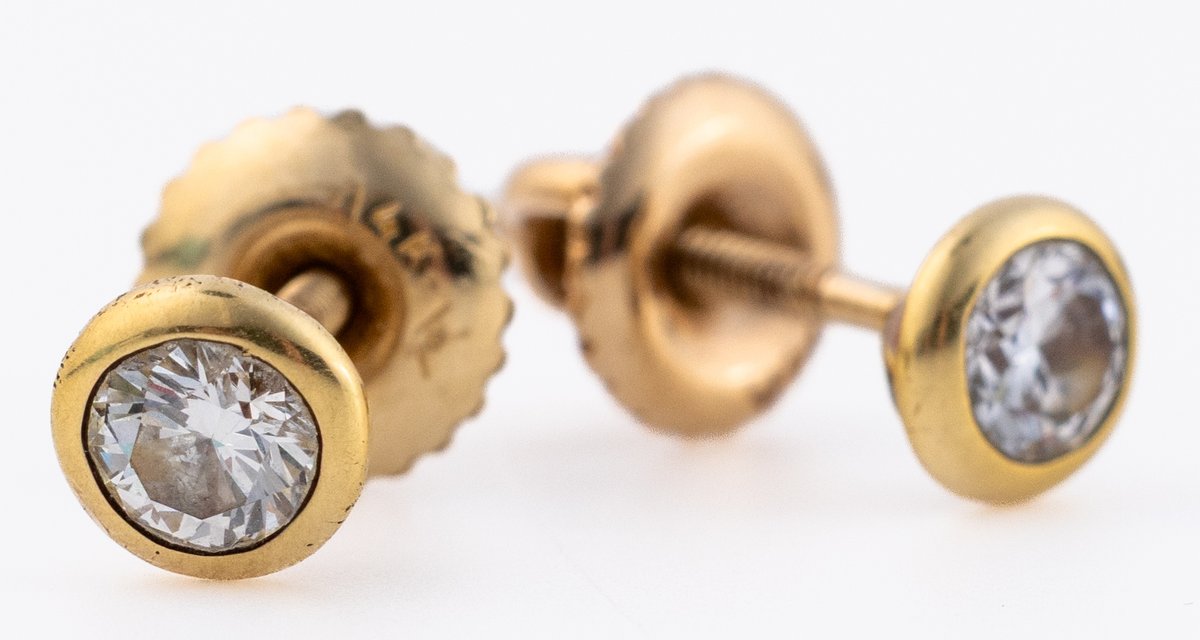 Tiffany & Co diamond stud earrings