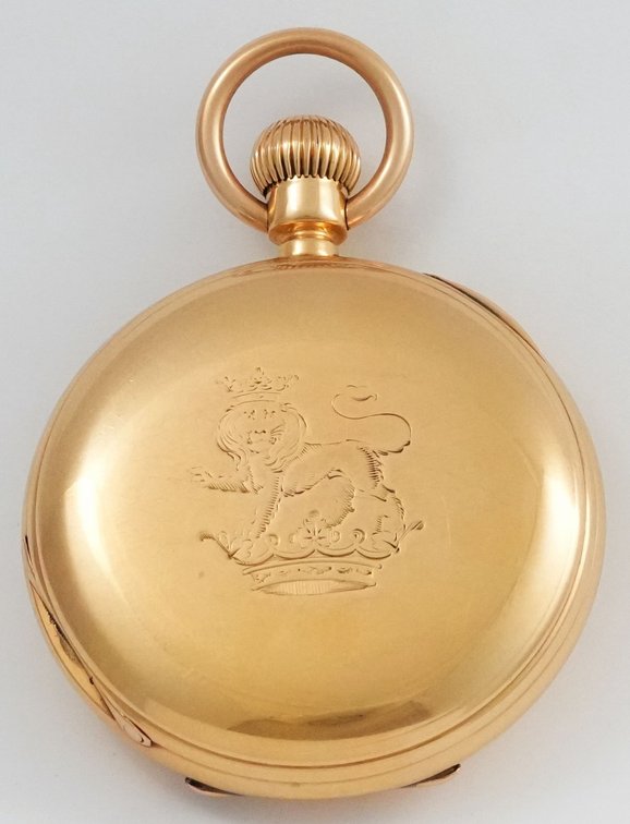 Tiffany & Co, Union Square, New York, 53mm, heavy 18K HC