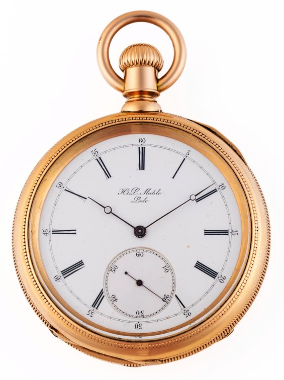 HL Matile, massive 18K rose gold case, 56mm