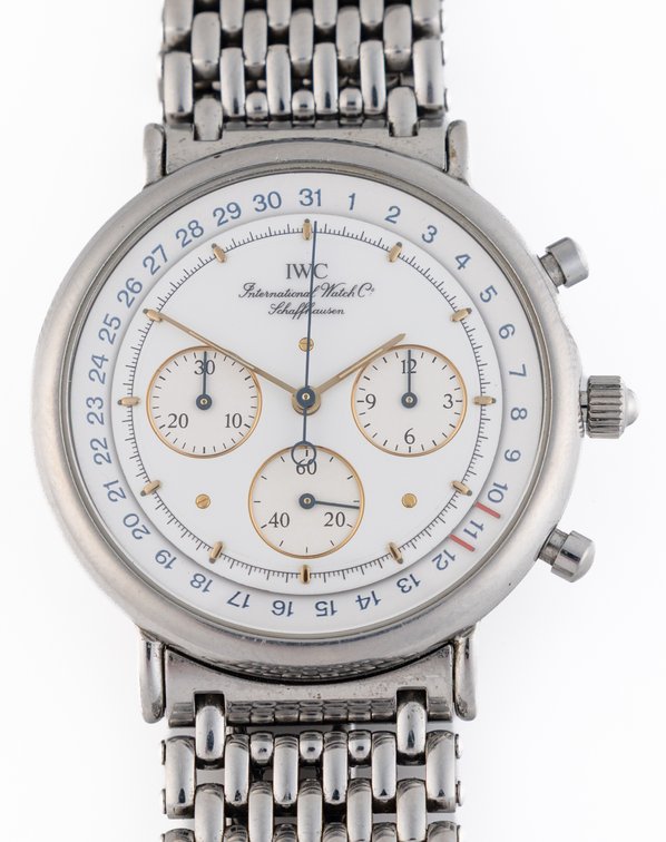 IWC Portofino chronograph, ref 3731 mechaquartz w/B&P
