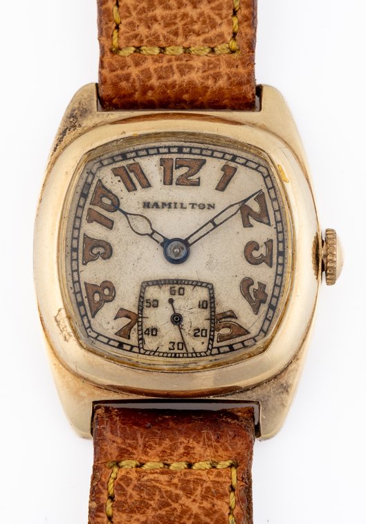 Hamilton Meadowbrook, manual wind in 14K