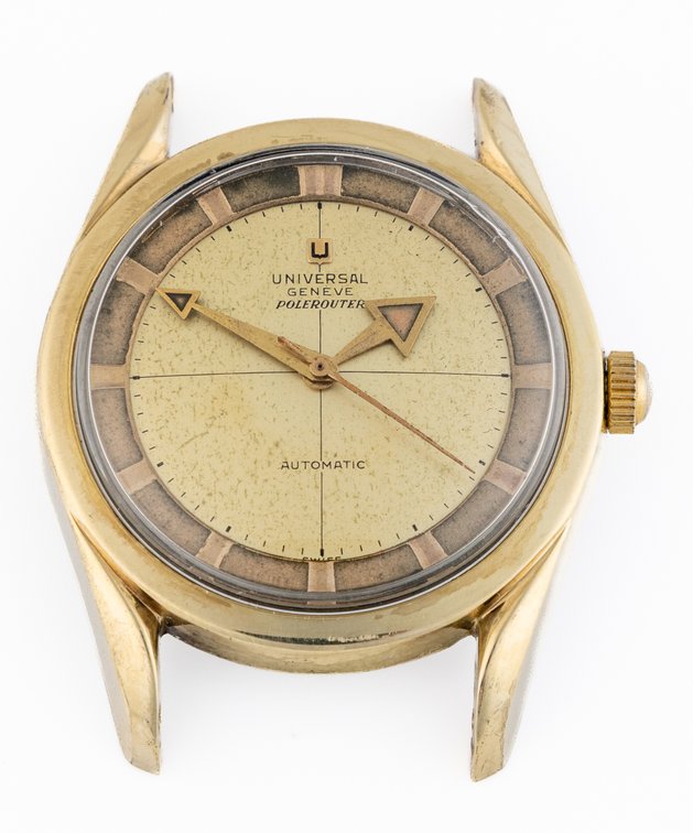 Universal Genève "Broad Arrow" Polerouter, ref 20214-2, bumper automatic
