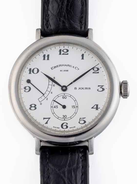 Eberhard & Co 8-Day, manual wind w/B&P