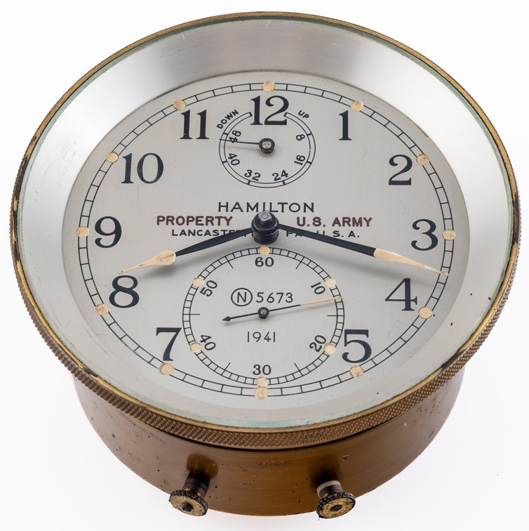 Hamilton, Model 21 US Army chronometer w/break circuit attachment