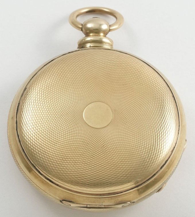 Wm Robinson, lever fusee, 11K gold HC, 53mm