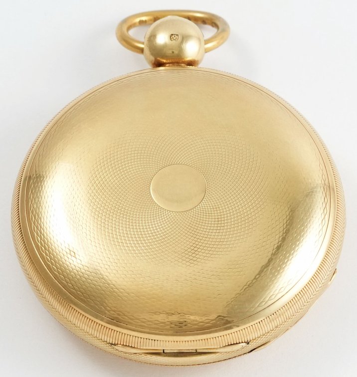 Robert Perry, lever fusee, heavy 14K HC, 55mm